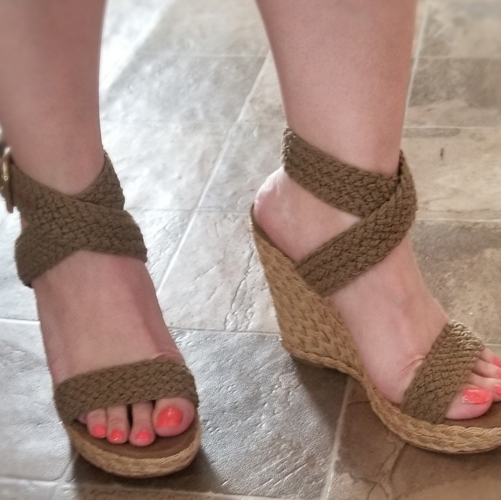 Stuart Weitzman Alex Crochet Espadrille Wedge